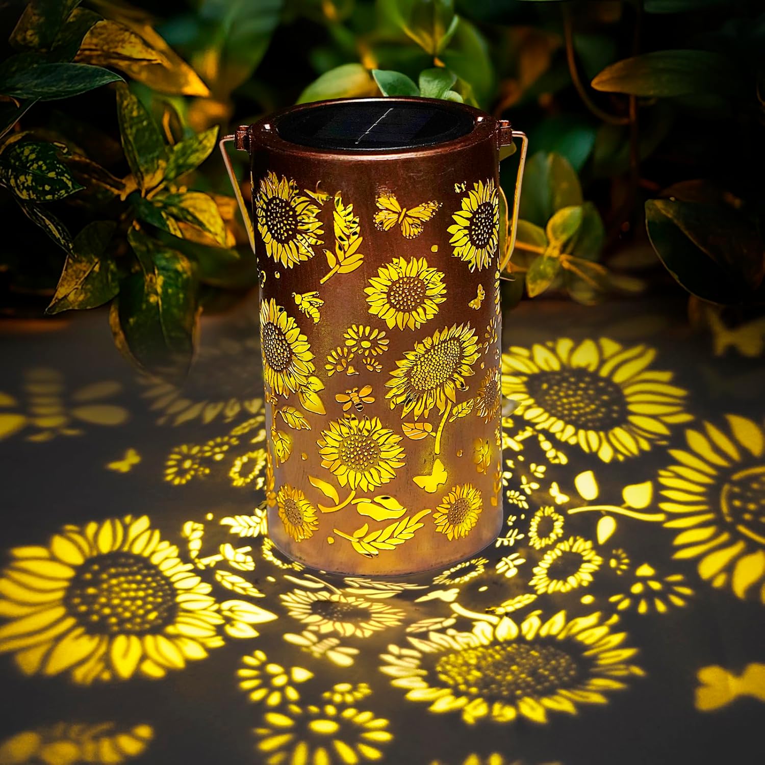 Sunflower Light and Shadow Lig - đánh giá và giá Solar Lamp