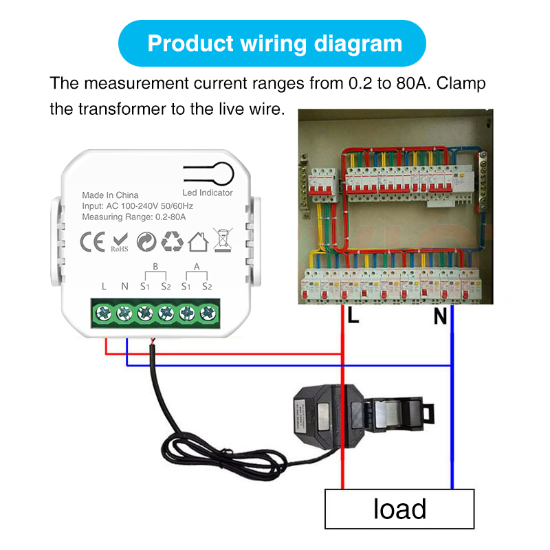Tuya Smart Wifi Intelligent En - đánh giá và giá Energy Monitor Meter