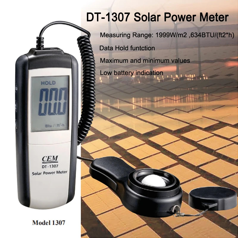 CEM DT-1307 Solar Power Tester - đánh giá và giá Energy Monitor Meter