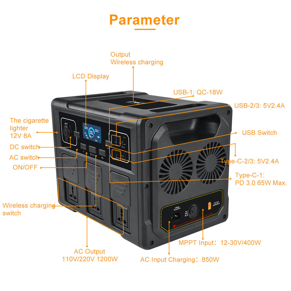 1200W Portable Solar Generator - đánh giá và giá Solar Generator