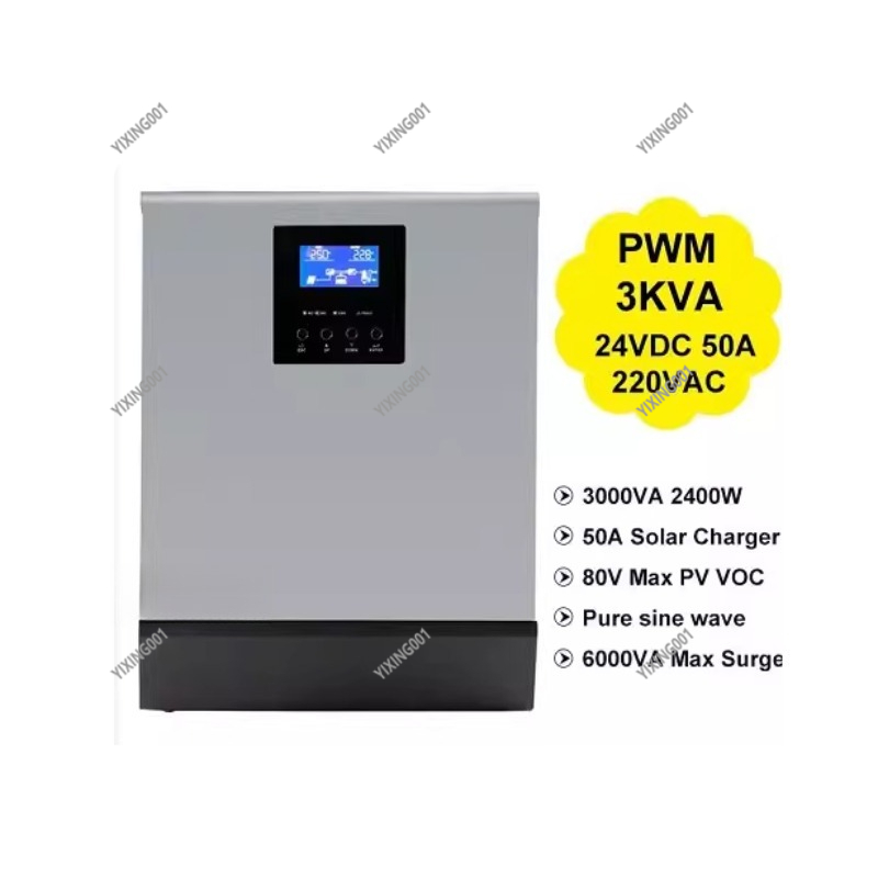 3KVA/2400W 24V Solar Inverter  - đánh giá và giá Charge Controller Solar