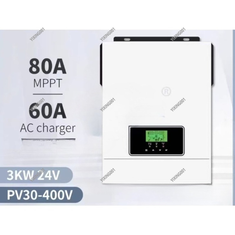 3KVA/2400W 24V Solar Inverter  - đánh giá và giá Charge Controller Solar