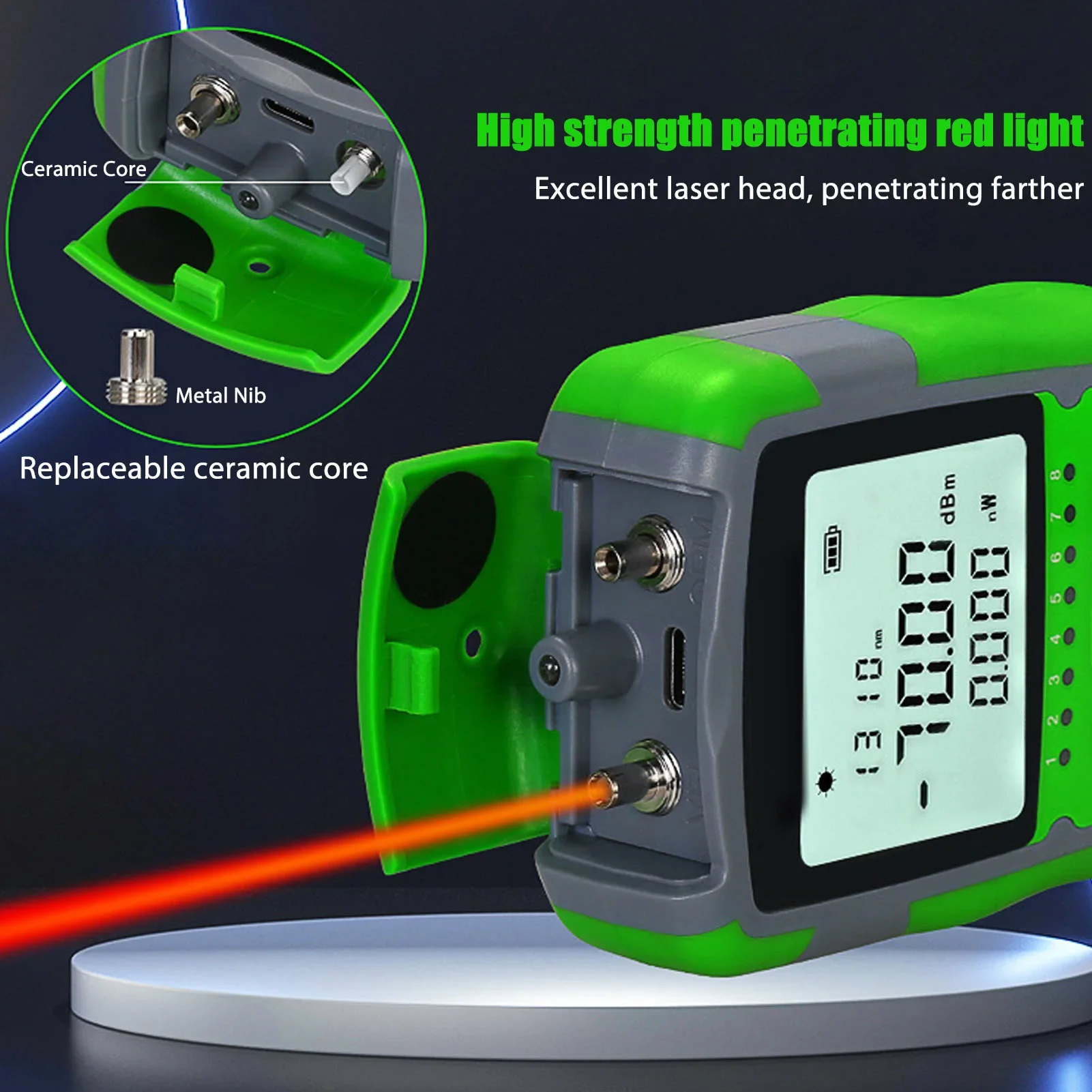 Red Light  Optic Cable Power T - đánh giá và giá Energy Monitor Meter