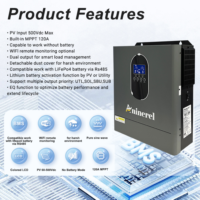 Aninerel 4.2KW 24V NEW 110-120 - đánh giá và giá Charge Controller Solar
